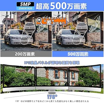 Amazon.co.jp: A-ZONE 300万画素録音カメラ 防犯カメラ 監視